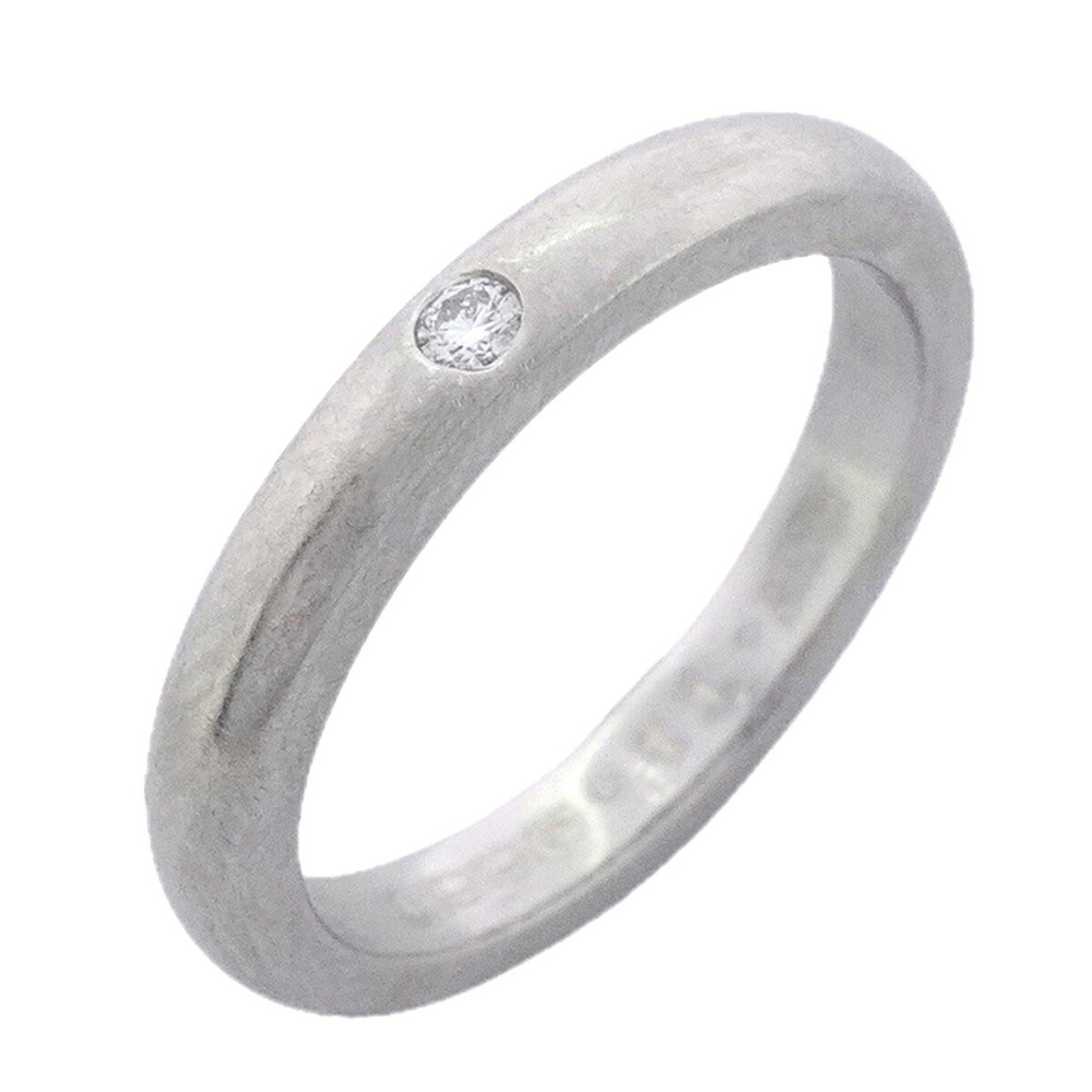 TIFFANY & CO. Silver Diamond Ring